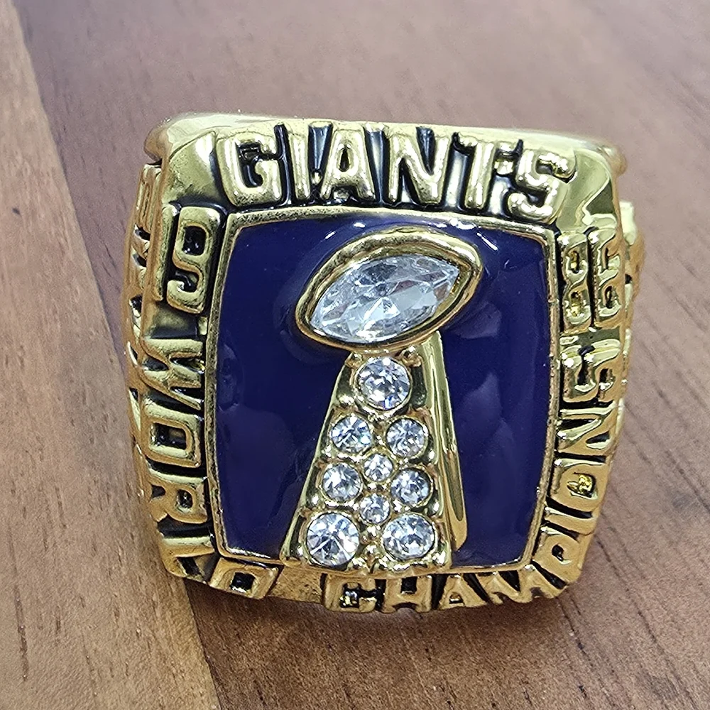 New York Giants‎ Championship Ring Sz 11 Suoerbowl 1986 Simms Fan Edition